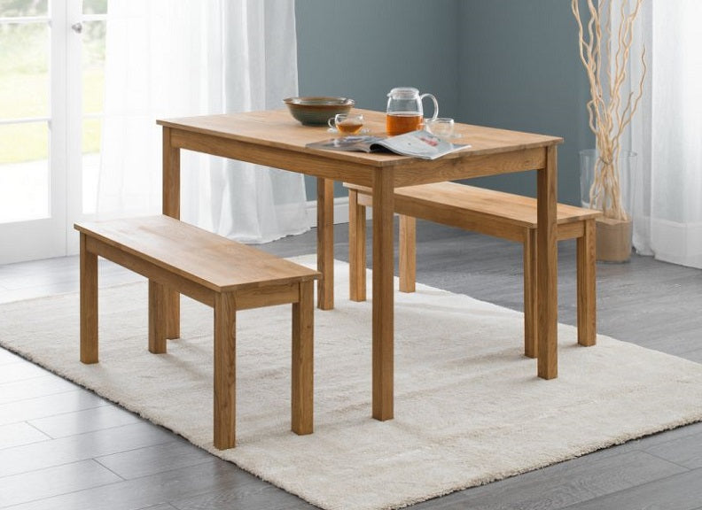 Coxmoor Rectangular Dining Set W/Benches