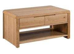 Curve Oak Coffee Table - 1