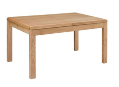 Curve Oak Dining Table - closed