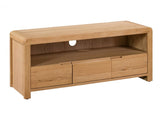 Curve Oak TV Stand - 1