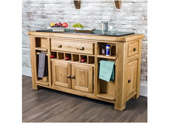 Danube Oak Kitchen Island - room