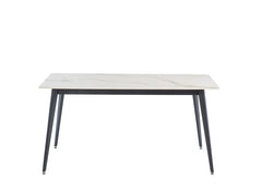 Ivy White Fixed Dining Table