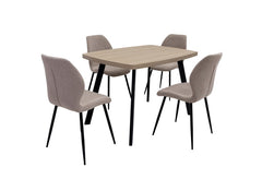 Dalton Fixed Dining Sets W/Conway Dining Chairs