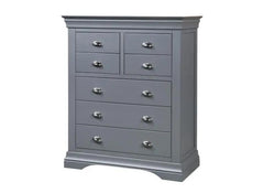 Daniella Grey 3+4 Tall Chest