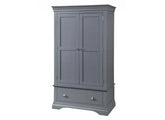 Daniella Grey Two Door Wardrobe