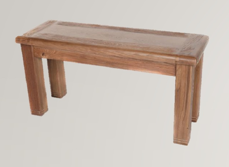 Danube Solid Seat Dining Bench