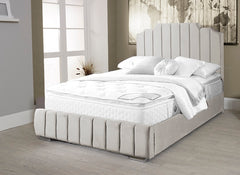 Deco Velvet Beige Bed