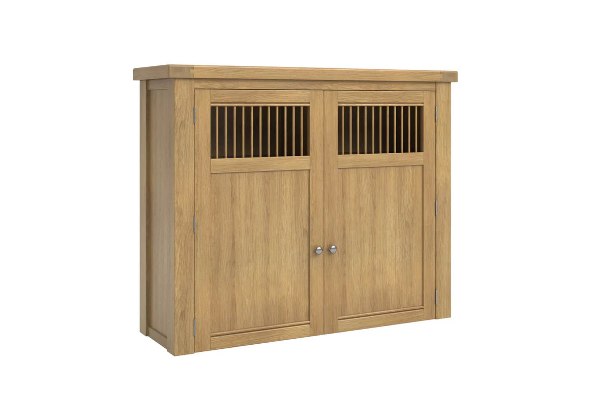 Delaney Oak Two Door Hutch Top
