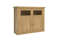 Delaney Oak Two Door Hutch Top