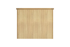Delaney Oak Two Door Hutch Top - rear