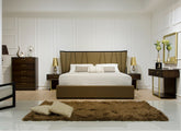 Dubai Bed Frame | Modern Bed With Curved Headboard