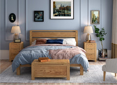 Edson Oak Bed Frame