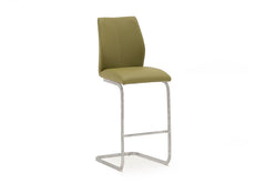 Elis Olive PU Bar Chair