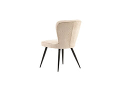 Flavia Fabric Linen Dining Chair - 1