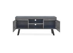 Fredrik Grey Wide TV Stand - inside