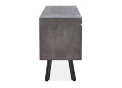 Fredrik Grey Walnut Wide TV Stand - side