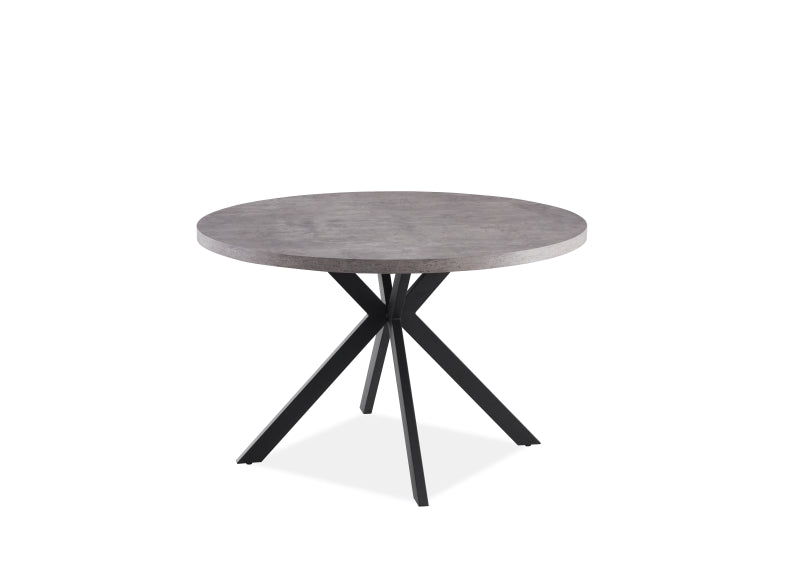 Fredrik Round Grey Marble Table