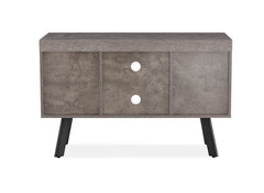Fredrik Grey Small TV Stand - rear