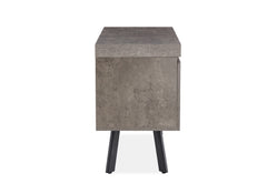 Fredrik Grey Small TV Stand - side