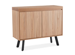 Fredrik Oak Two Door Small Sideboard - 1