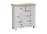 Salcombe Grey 2+3 Chest - Elegant, Modern & Built to Last