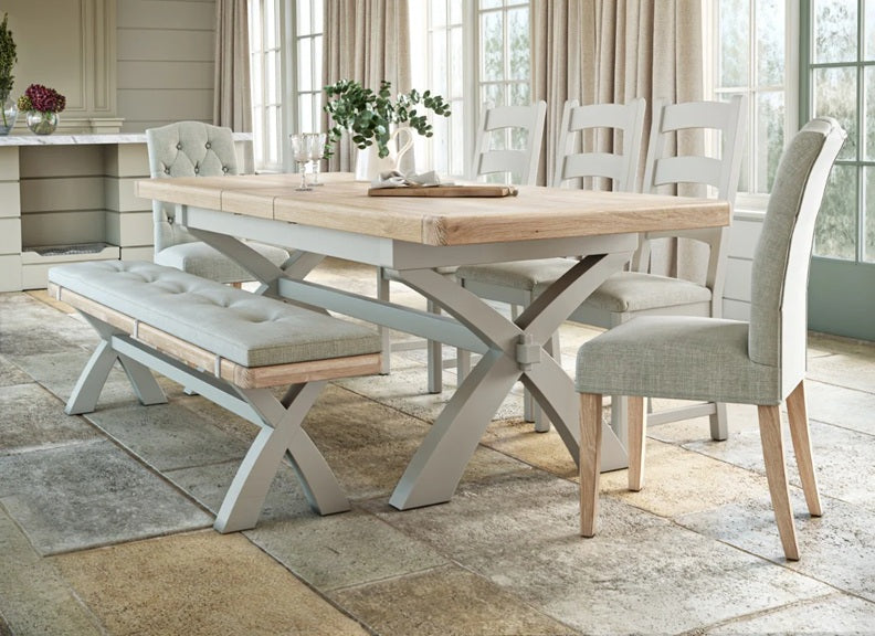 Salcombe Cross Dining Set W/Bench