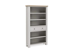 Salcombe Grey Large Bookcase - 1