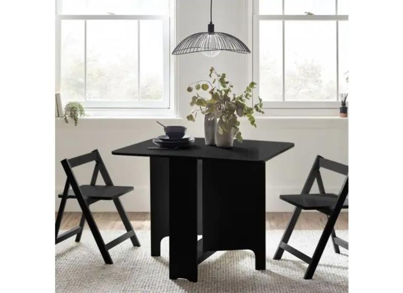 Gatan Black Stowaway Dining Set - room