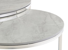 Hanson Villas Grey Table Nests - detail