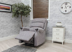Harrington Grey Armchair - recline