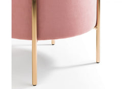 Harrogate Pink Stool - detail