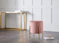 Harrogate Pink Stool - room