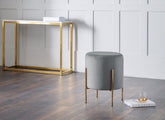 Harrogate Grey Stool - room