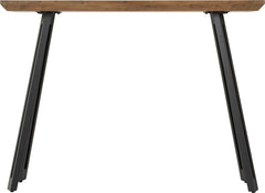 Quebec Oak Effect Console Table - edge