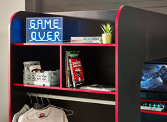 Impact Black Gaming Bunk Room - detail