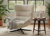 Jazz Occasional Chair – Terra Cotta, Winter Moss or Linen Fabric Accent Armchair