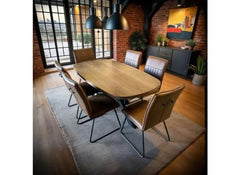 Jenson Table W/Alfie Cognac Chair