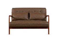 Juniper Brown Two Seat Sofa - front