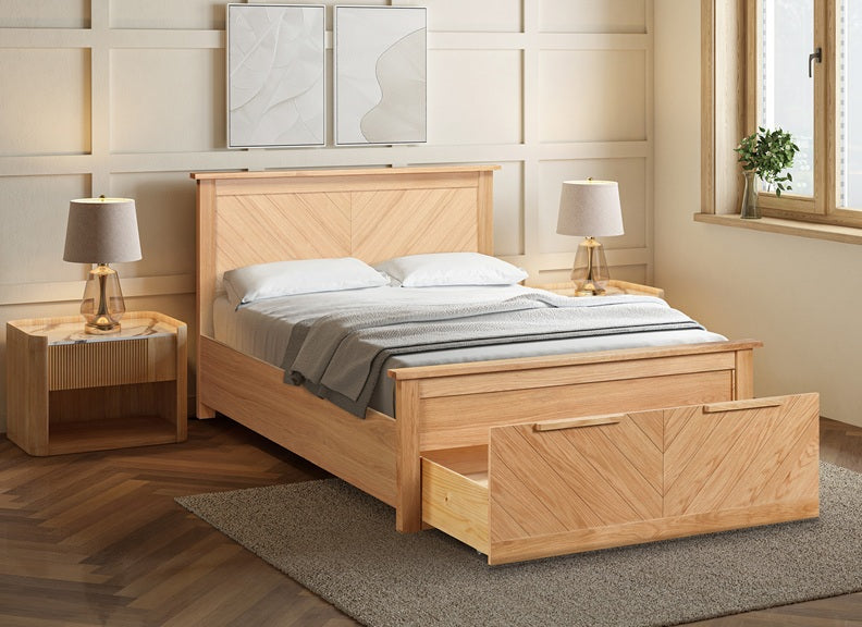 Kenji Storage Bed - open