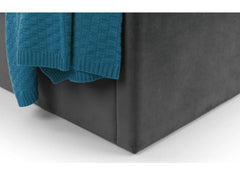 Langham Grey Bed - base - detail