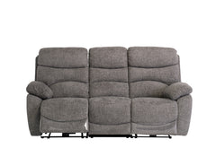 Layla Grey Chanel Fabric 3PP Sofa - 2