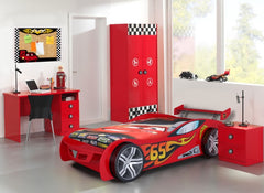 Lemans Red Racing Car Bed & Monza Furniture - 1