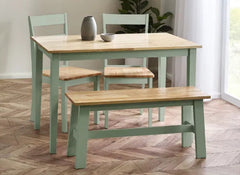 Linwood Sage Dining Set - 2 chairs & Bench