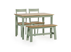 Linwood Sage Dining Set - 2 chairs & Bench - c/o