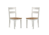 Two Linwood White Dining Chairs