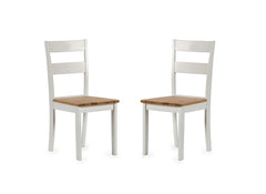 Two Linwood White Dining Chairs
