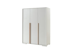 London White Triple Wardrobe - 2