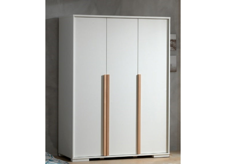 London White Triple Wardrobe - 1