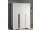 London White Triple Wardrobe - 1
