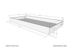London Under Bed - dimensions